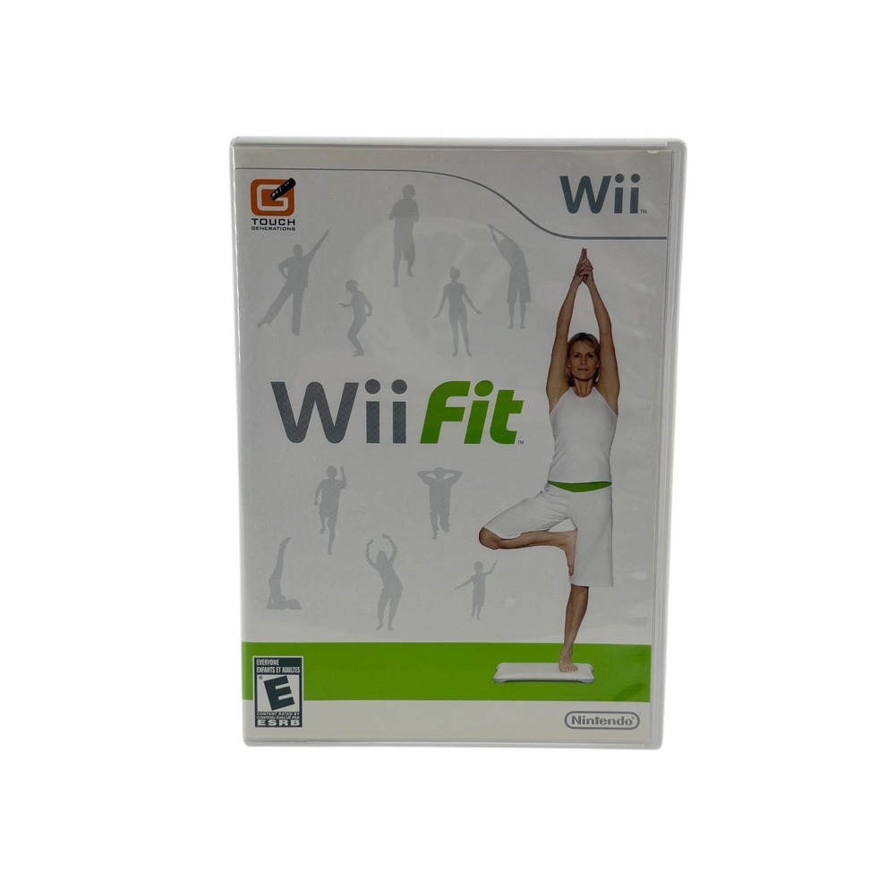 Nintendo Wii -‎ Wii Fit Video Game with Manual and Inserts RVL-RFNE-USA Tested